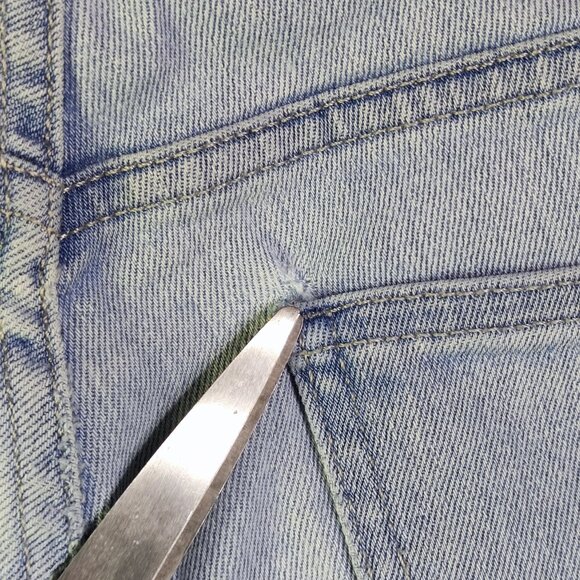 Just Black Denim jeans women's size 28 hard washed blue ankle skinny - Picture 8 of 13